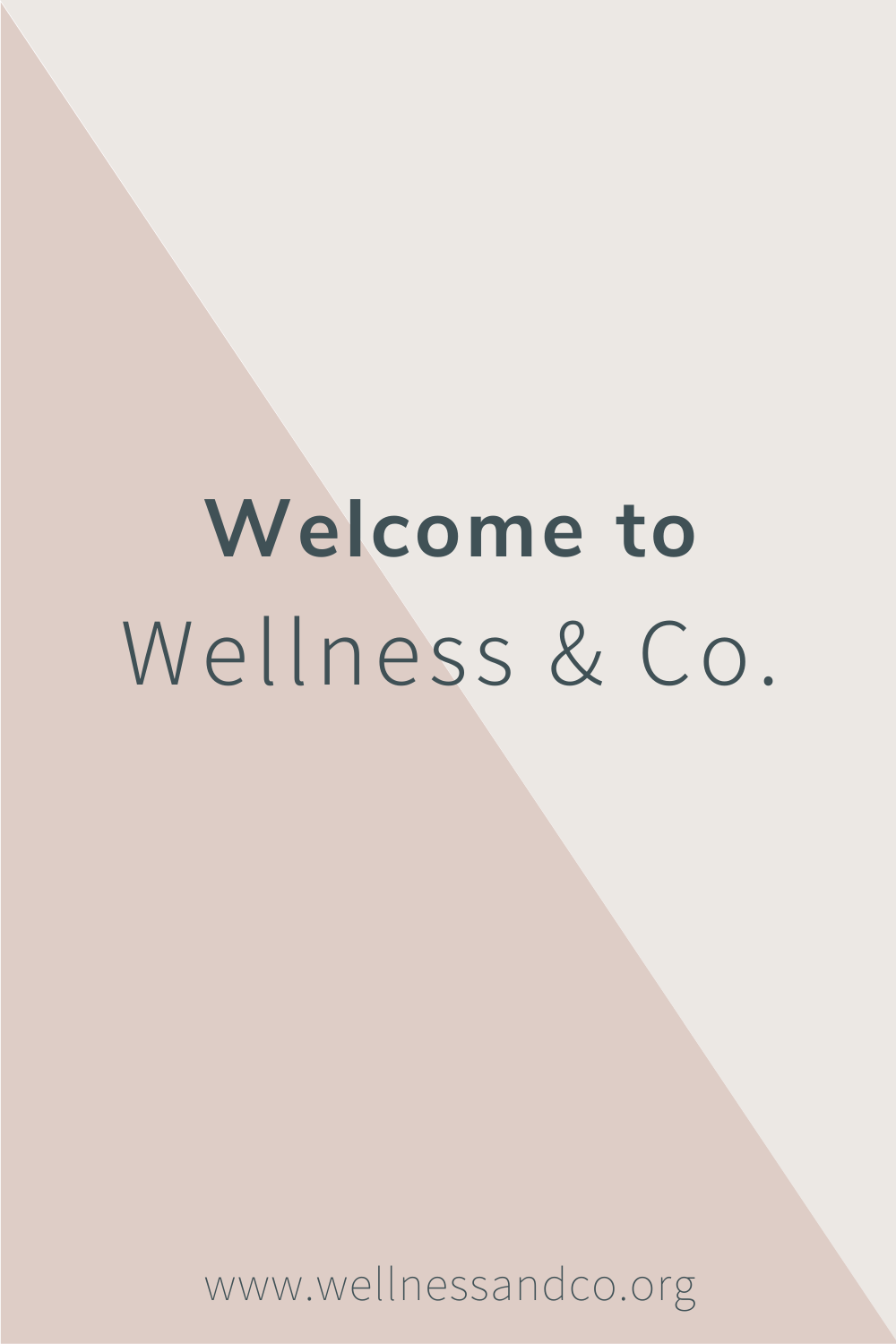 Welcome to Wellness & Co. | Hi there, thanks for stopping in! Our therapy practice has grown and rebranded and we are so grateful you are along for the ride! Check out our new brand, website, graphics, styles, fonts, and more! We're proud of the new beginning and hope you are, too! Cheers!