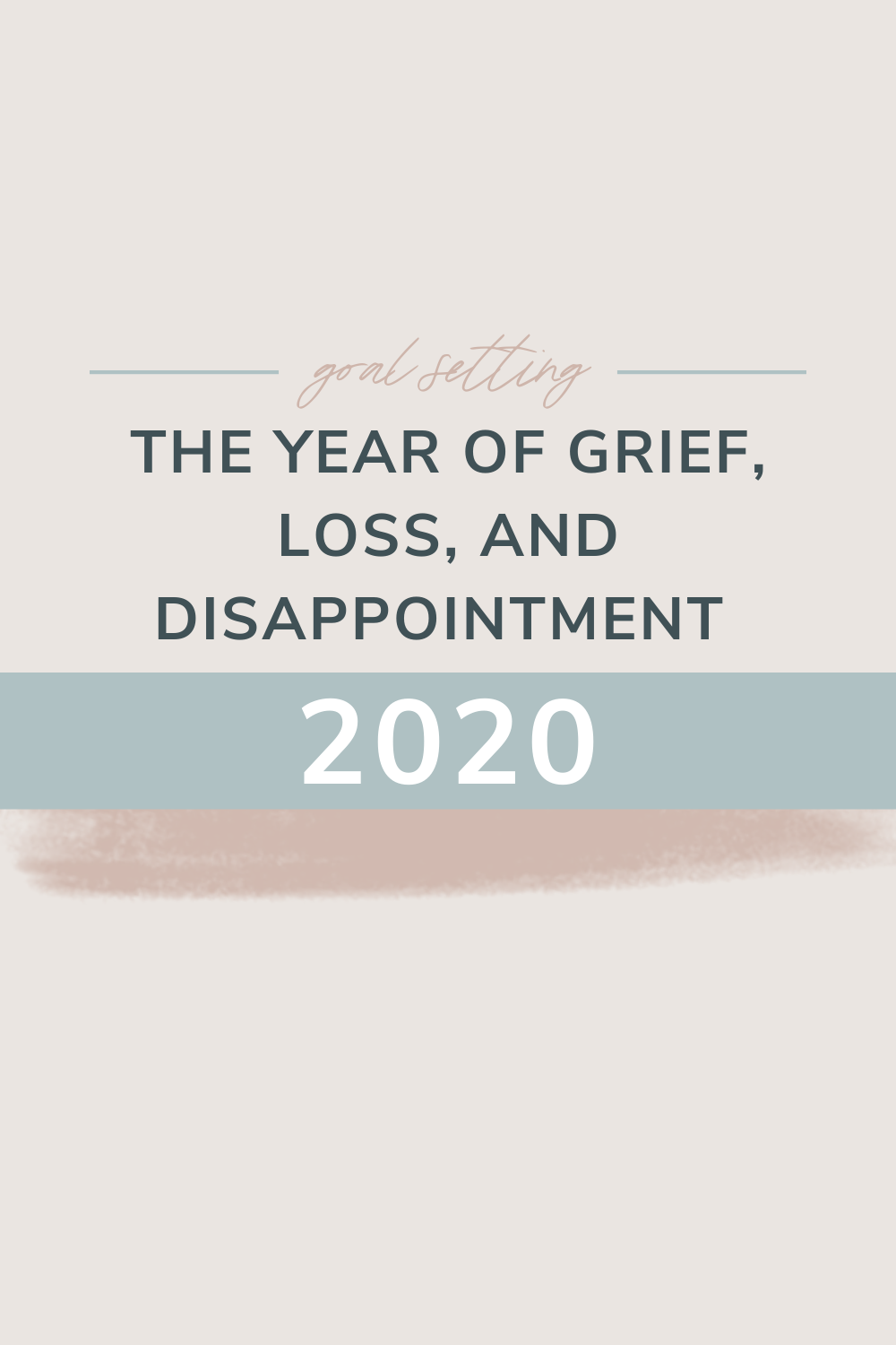 2020: The Year of Grief, Loss, and Disappointment | Did 2020 put your vacation plans on the back-burner? Did it rattle your financial position? Maybe it just all-in-all set you back? This blog post explores how to say goodbye to 2020 with some intentional goal setting for 2021. Prep, plan, and dive in with Jess Smith, expert on organization and tackling those tough goals!