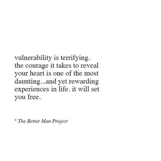 Image of a quote about vulnerability